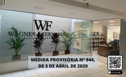 MEDIDA PROVISÓRIA Nº 944, DE 3 DE ABRIL DE 2020